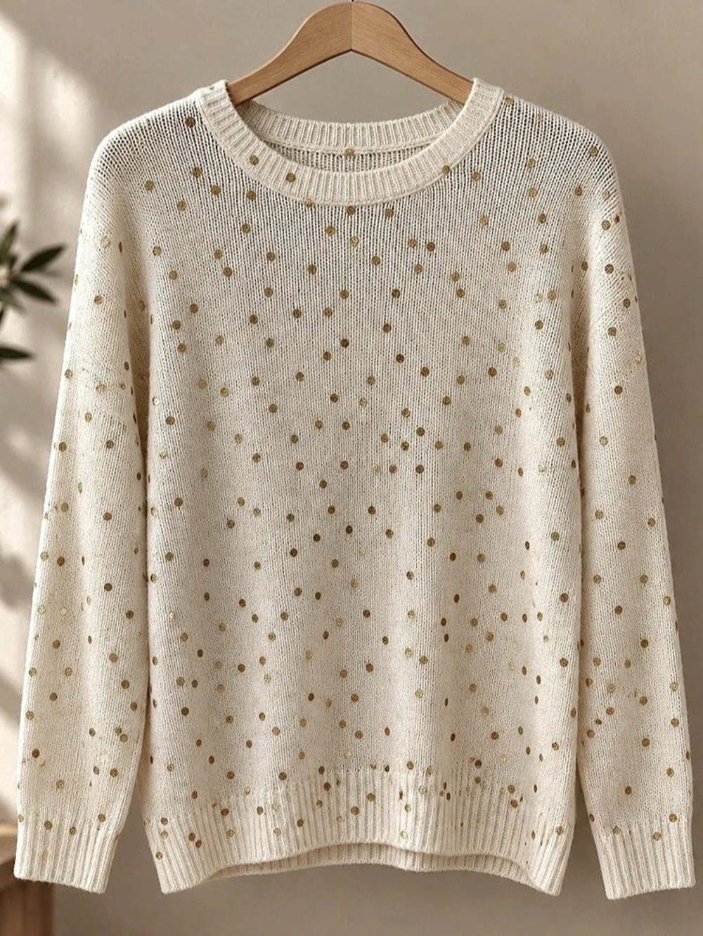 Maurices Gold Dot Sweater – Size Small